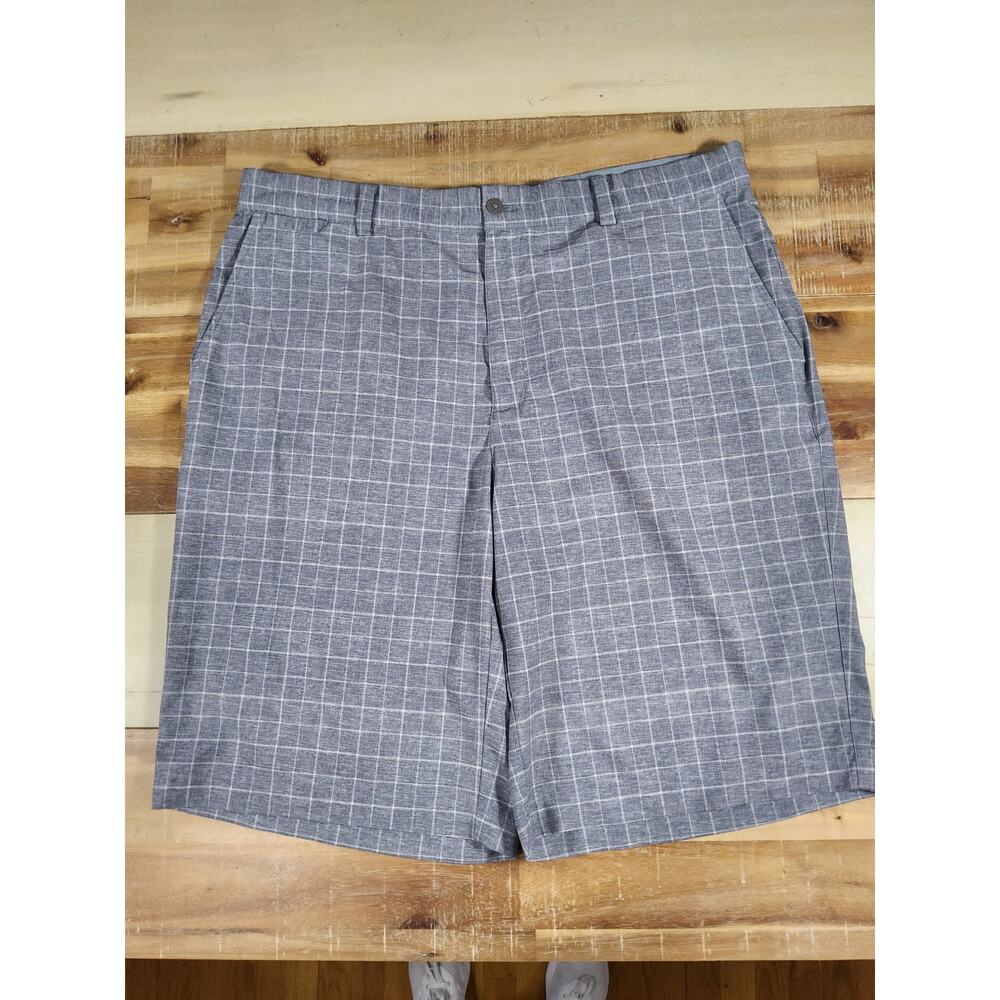 Nike Golf Dri-FIT Tour Performance Plaid Shorts 36